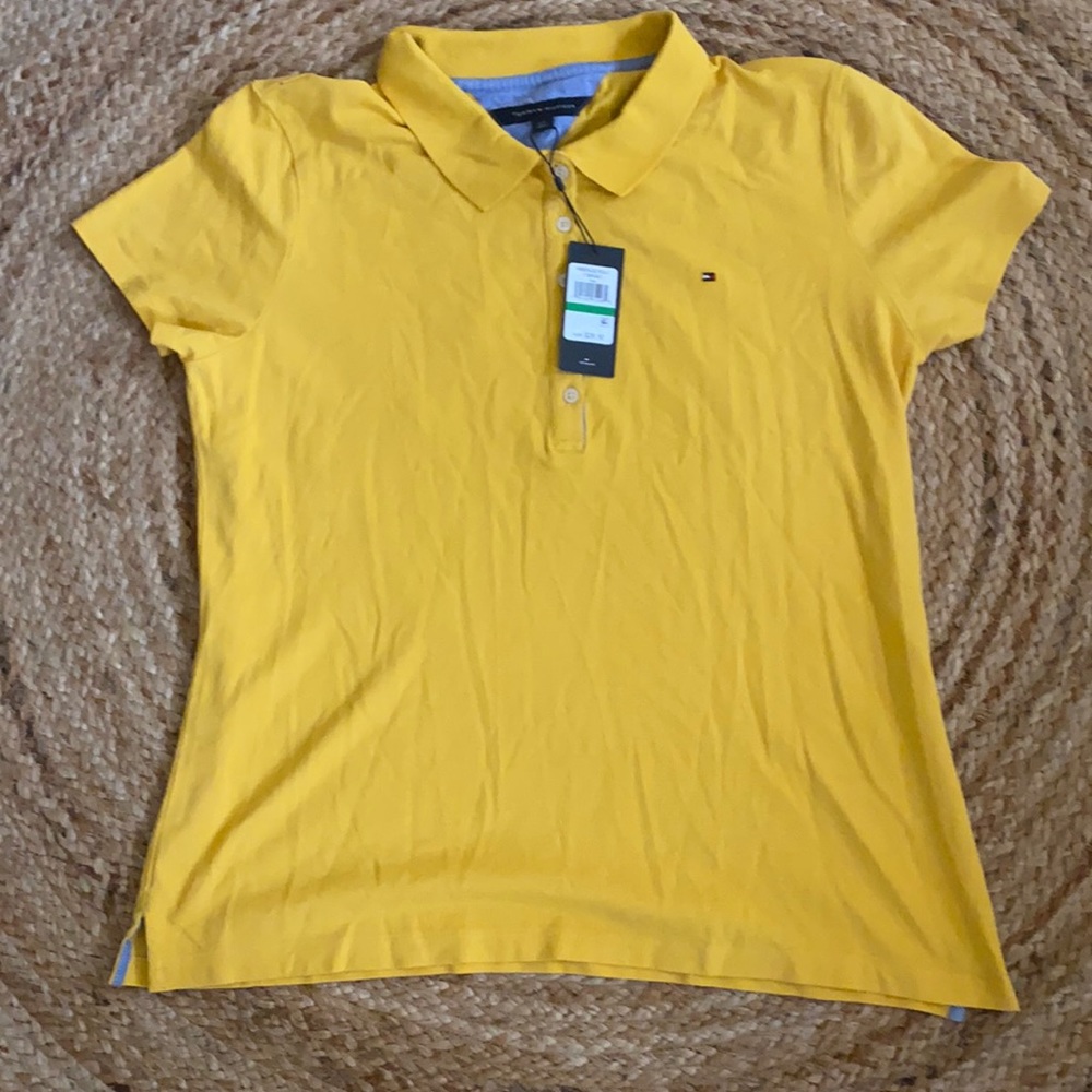 Tommy Hilfiger Yellow Golf Polo